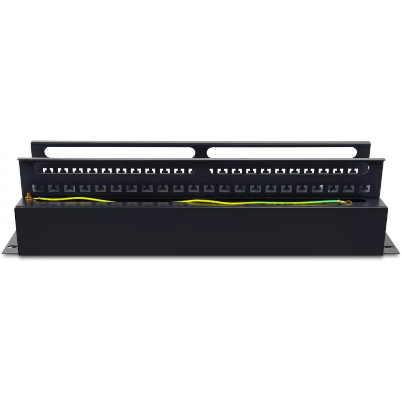 Getfort 3U 22x Schuko toitejaotuspaneel 230V 16A 2m kaabel must