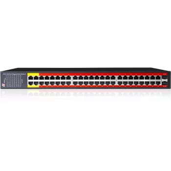 GETFORT GF-148-48PG-2S-800 Hallatav PoE+ Switch 48 Gigabit Porti + 2 SFP 800W