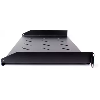 Getfort Universal 19-tolline 1U 170mm riiuliriiul Must