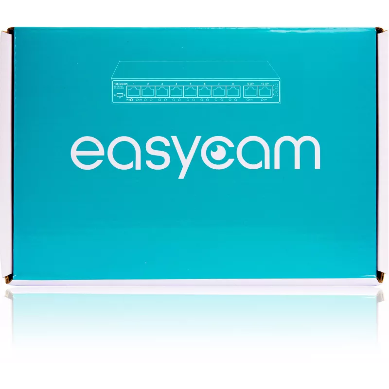 EasyCam EC-POE-SW82 8-Port PoE Switch 96W