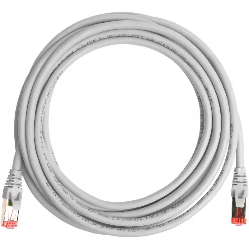 GETFORT CAT.6A S/FTP LSOH Patch Cable 10m Grey