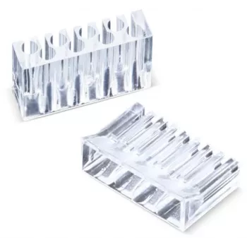 GETFORT RJ45 Cat.6 8P8C UTP modulaarne pistik integreeritud juhtmejuhikuga (100 tk pakk)