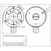 MITON MT-P1280-B Elektrikarp, hall, ABS, IP65, 120x80x70mm
