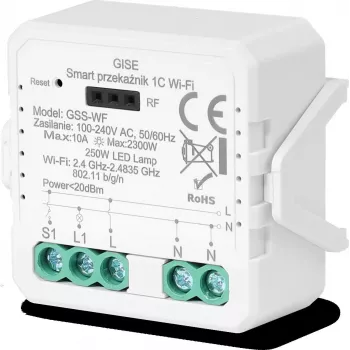 GISE Smart WiFi Single Relay Module Tuya GSS-WF
