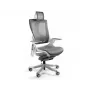 UNIQUE Wau 2 NW41 Ergonoomiline kontoritool, söe/hall valge võrkmaterjal