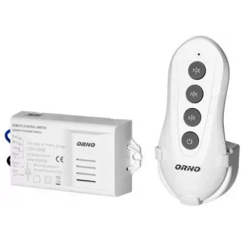 ORNO OR-GB-447 Traadita valgustuse kontroller 1-kanaliline RF-puldi komplekt 433.92 MHz 1000W