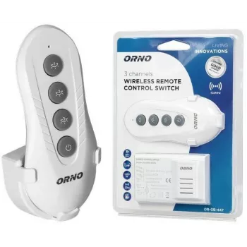 ORNO OR-GB-447 Traadita valgustuse kontroller 1-kanaliline RF-puldi komplekt 433.92 MHz 1000W