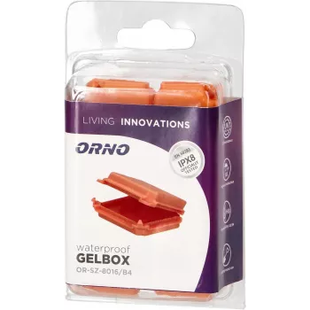 ORNO Geeliga Täidetud Kaitseühenduskarp IPX8, Väike, Blisterpakend, 4 tk OR-SZ-8016/B4