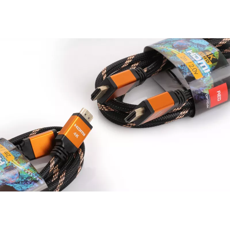HDMI-HDMI kaabel Opticum RED 4K UHD - 0,5 m (v2.0)