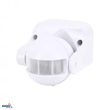 BEMKO PIR-liikumisandur 1200W 180° Valge