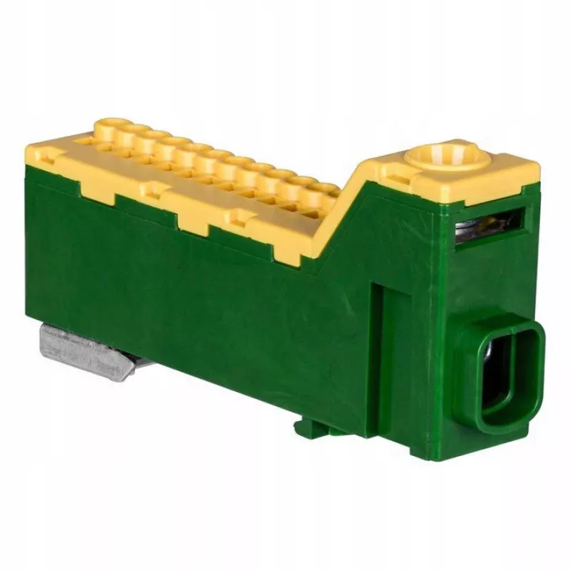 PAWBOL Kruvivaba Klemmliist LZB E.4136ŻZ Kollane-roheline