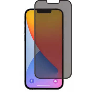 SCREENOR Karastatud klaasist privaatsusekraanikaitse Apple iPhone 12 / 12 Pro jaoks, 360° luurevastane, 9H kõvadus, 0,33 mm, läbipaistev
