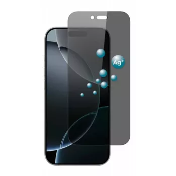 SCREENOR Karastatud klaasist privaatsusekraanikaitse Apple iPhone 17 Air (1-pakk) - 360° privaatsusfilter, 9H kõvadus, oleofoobne kate, 2.5D ümarad servad, mullivaba paigaldus