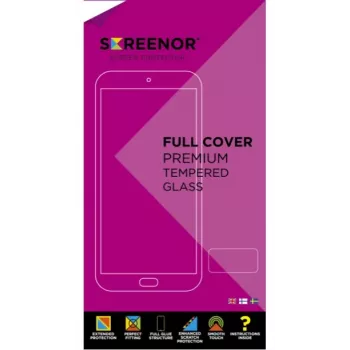 SCREENOR Karastatud klaasist ekraanikaitse Samsung Galaxy A25 5G jaoks, täiskattega, 9H kõvadus, 0,33 mm, läbipaistev
