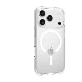 SCREENOR Bumper Case Apple iPhone 17 Pro jaoks, MagSafe ühilduv, läbipaistev