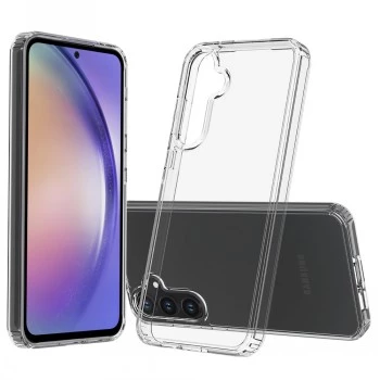 SCREENOR Bumper Case Samsung Galaxy A55 5G jaoks, läbipaistev