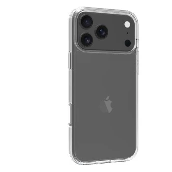 SCREENOR Bumper Case Apple iPhone 17 Pro Max jaoks, läbipaistev selge TPU, lööke neelav, kollasusevastane, sihvakas profiil