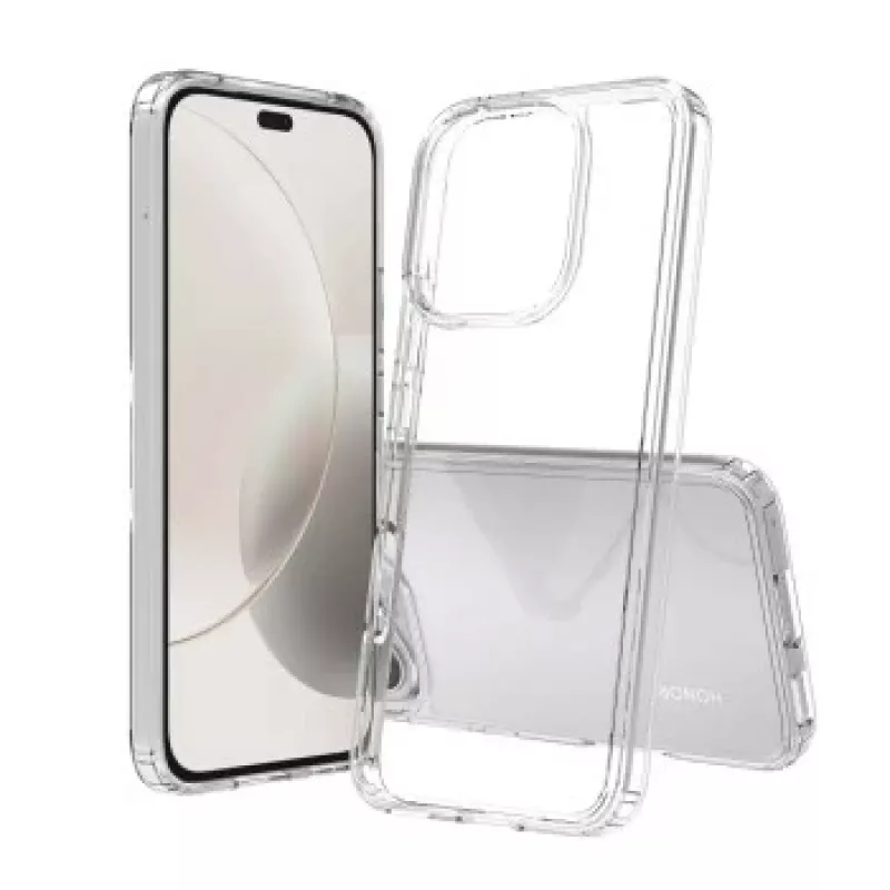 SCREENOR Bumper Case for Honor 90 Lite, Transparent TPU, Shock Absorbing, Scratch Resistant, Slim Profile