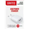 GRATEQ AJOS Laadija USB-A 12W Valge