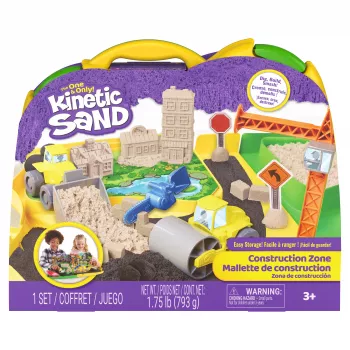 SPINMASTER Kinetic Sand - Deluxe Construction Site Case