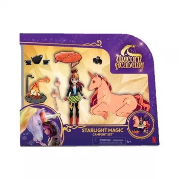 SPINMASTER Unicorn Academy - Cinders Campfire Set (koos Valentina, Cinderi ja tarvikutega)