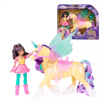 SPINMASTER Unicorn Academy Wing Magic Ava & Leaf Playset