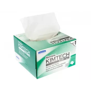KIMBERLY-CLARK KIMTECH SCIENCE Delicate Task Wipers, 280 Wipes per Box, White, 1-Ply, Low-Lint, Pop-Up Box