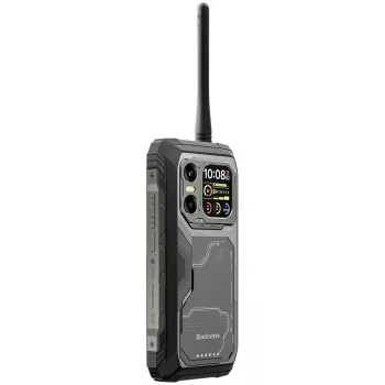 Blackview XPLORE 1 Walkie-talkie 22km 5G vastupidav telefon 6.78-tolline FHD 2460x1080 120Hz+2.01-tolline 296x240 12+256GB MTK Dimensity 7050 kaheksatuumaline 2.4Ghz Kaamera 50+64MP+20MP öövaatlus 20000mAh NFC Gorilla Glass 5 Android 15 MIL-STD must