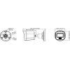 Hikvision DS-2CE16K0T-LPFS 3K 4-in-1 Bullet-kaamera 2.8mm objektiivi ja valge valgusega