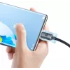 Baseus Crystal Shine USB-A to USB-C kaabel 1,2m 100W 6A QC 3.0 Punutud nailon must