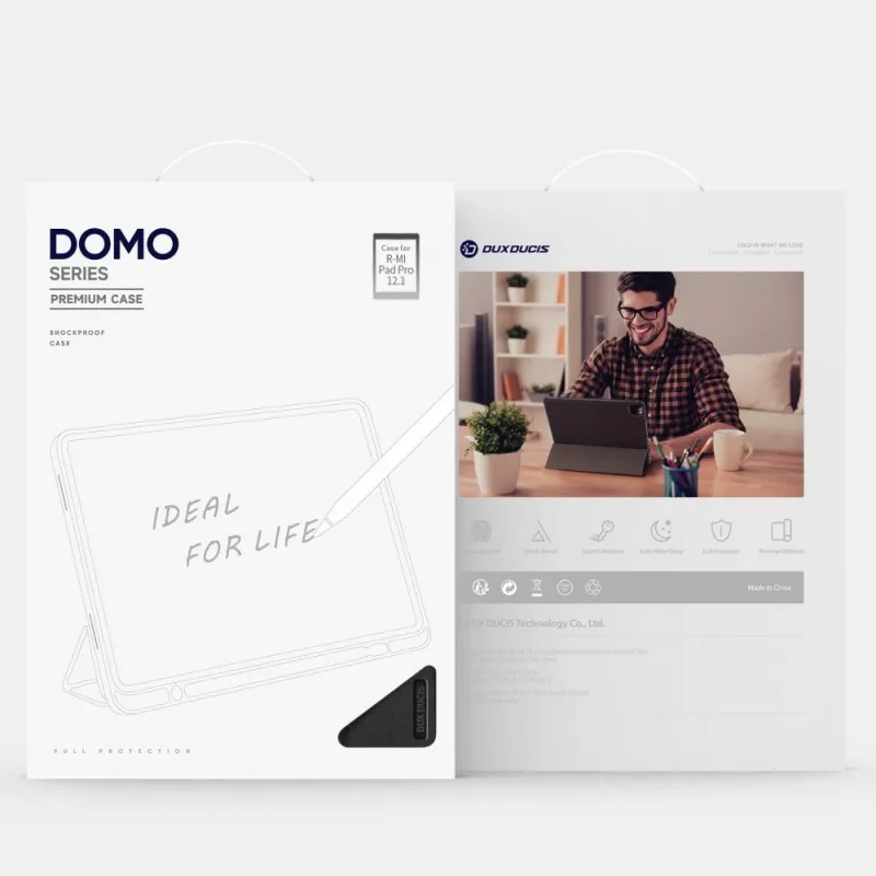 Dux Ducis Domo Case with Flip and Smart Sleep for Xiaomi Redmi Pad Pro (4G/5G)/Poco Pad 12.1 - Must