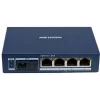 Hikvision DS-3D504TP-A Haldamata tööstuslik PoE-lüliti, 4 PoE+ porti, 1 SFP ülesling, 60W eelarve
