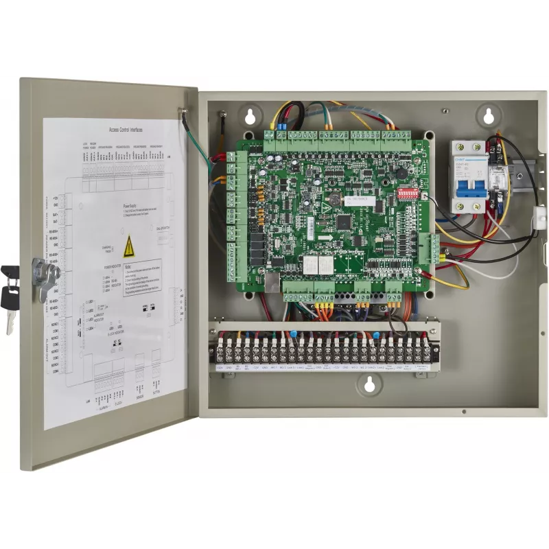 Hikvision DS-K2602T juurdepääsukontroller, 2-ukseline, TCP/IP, RS-485, Wiegand