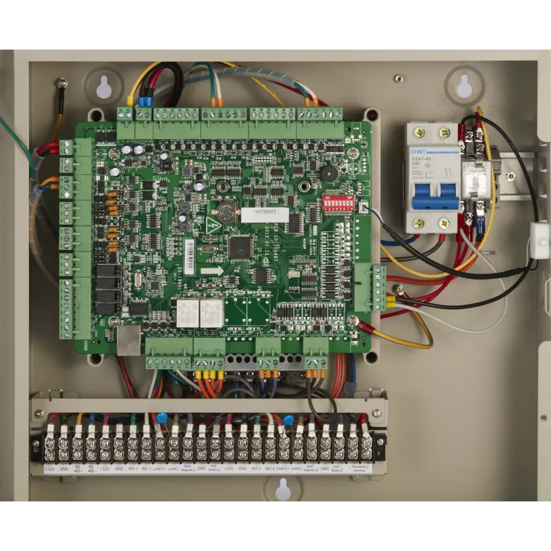 Hikvision DS-K2602T juurdepääsukontroller, 2-ukseline, TCP/IP, RS-485, Wiegand
