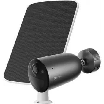 EZVIZ EB3 3MP juhtmevaba IP-kaamera päikesepaneeli, USB-C, värvilise öövaatluse, kahesuunalise heli, IP65, 5200mAh akuga