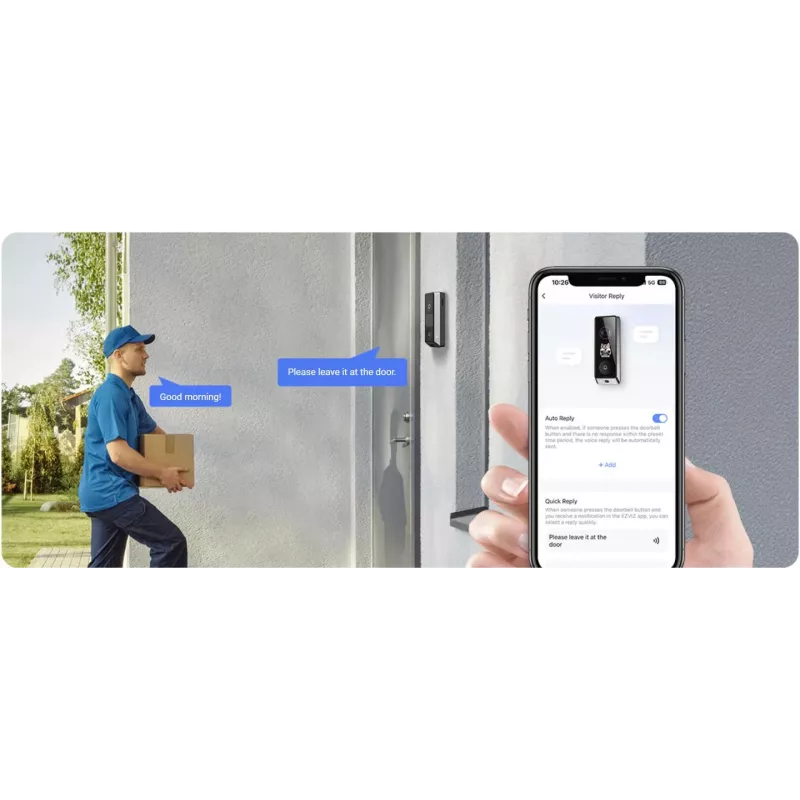 Ezviz EP8 Ultra 6MP+2MP Wi-Fi Video Doorbell