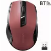 UGREEN MU006 Wireless Optical Mouse 2.4GHz / Bluetooth 5.0 4000 DPI - Punane