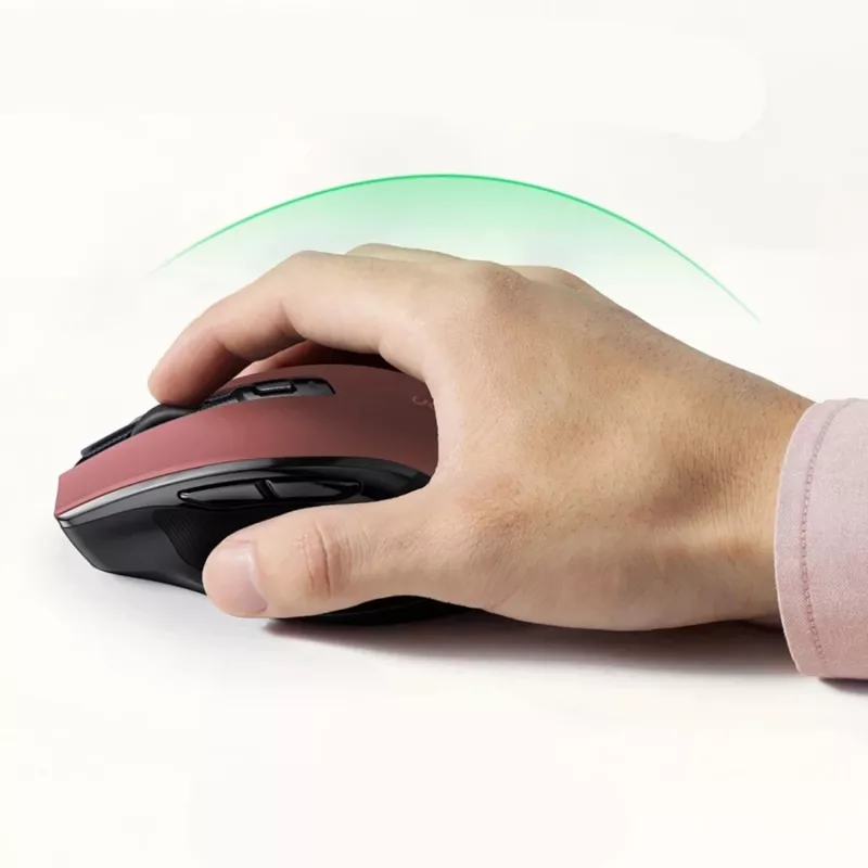 UGREEN MU006 Wireless Optical Mouse 2.4GHz / Bluetooth 5.0 4000 DPI - Punane
