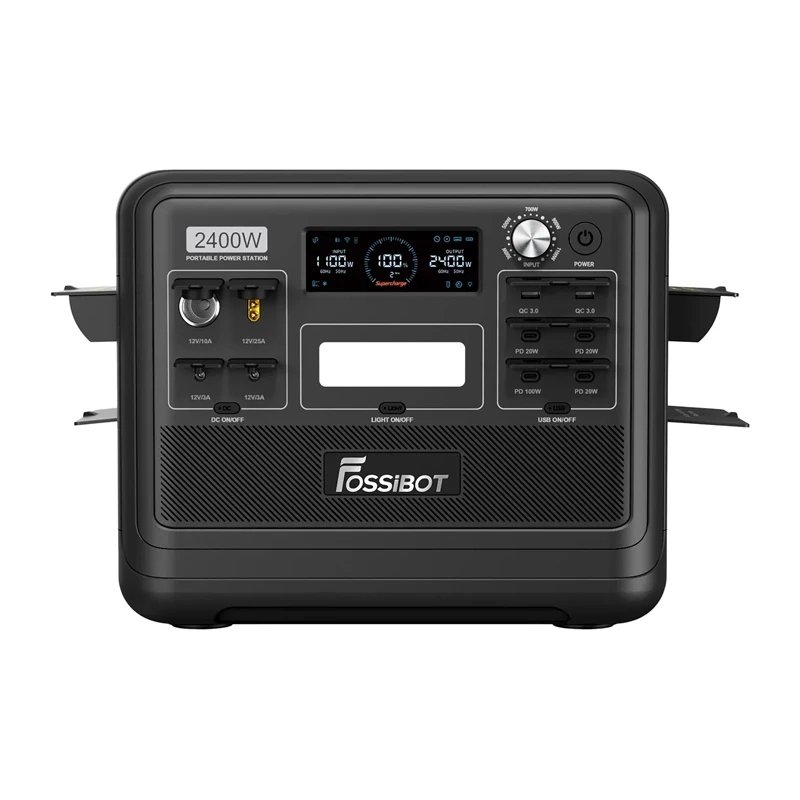 FOSSIBOT F2400 2400W laadimisjaam, must