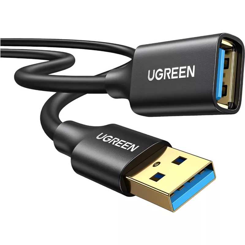 UGREEN USB 3.0 pikenduskaabel 2m must