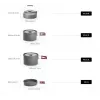 FIREMAPLE Cookware Set FMC-209 - 9-osaline matkakeedukomplekt mittenakkuva praepanni, pottide, kausside ja võrgukotiga
