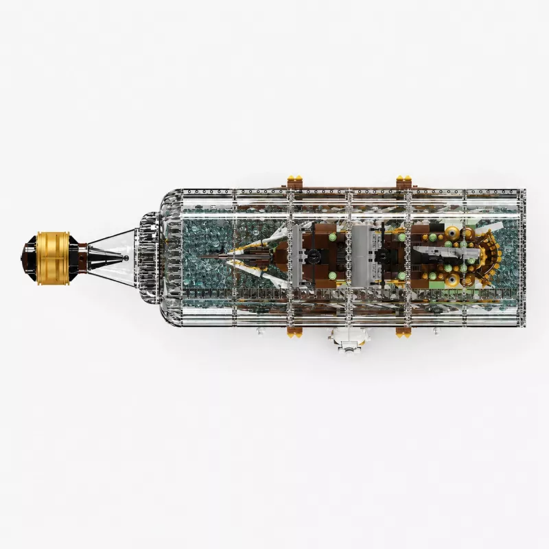 MOULD KING 10067 Flying Dutchman Ship-in-a-Bottle Ehituskomplekt (2499 tükki)
