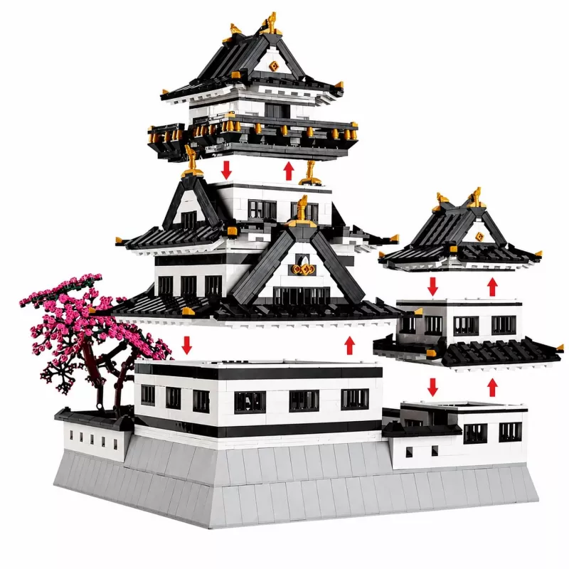 Mould King Himeji-Jo Castle 22006 Ehitusklotside Komplekt (3086 tükki)