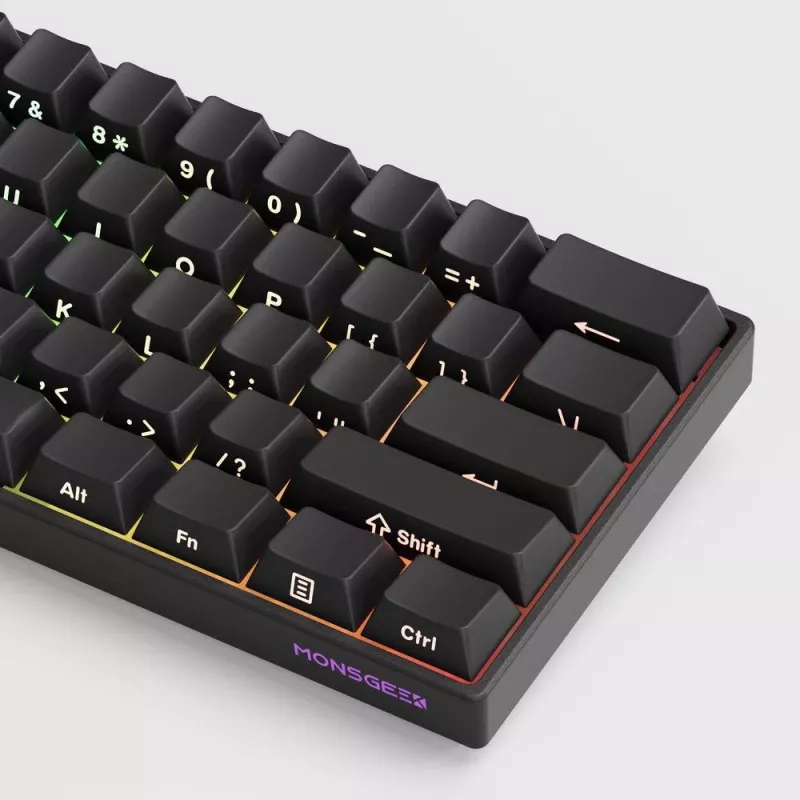 Akko FUN60 PRO mehaaniline klaviatuur USB-C must 61 klahviga