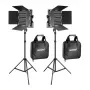 NEEWER 660 Bi-Color LED Video Light Kit (2 Lampid, 40W, 3200-5600K)