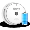 SAFE 10Y30-PRO Fotoelektriline Suitsuandur 10-aastase Patareiga, Valge