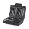 WILFA Easy Melt Sandwich Maker 900 W Must/Hõbe