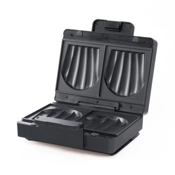 WILFA Easy Melt Sandwich Maker 900 W Must/Hõbe