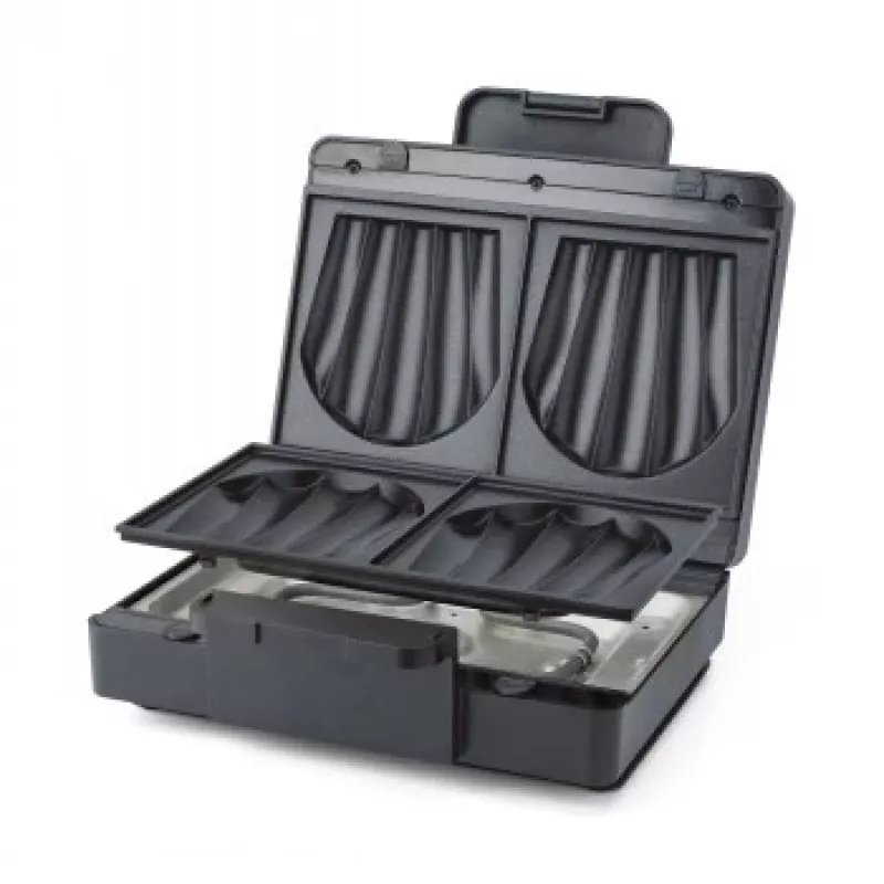 WILFA Easy Melt Sandwich Maker 900 W Must/Hõbe