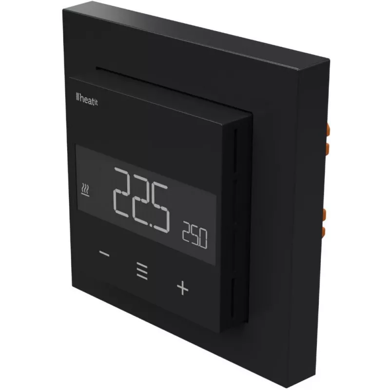 HEATIT WiFi6 Black Matt Wi-Fi Termostaat 3600W 16A